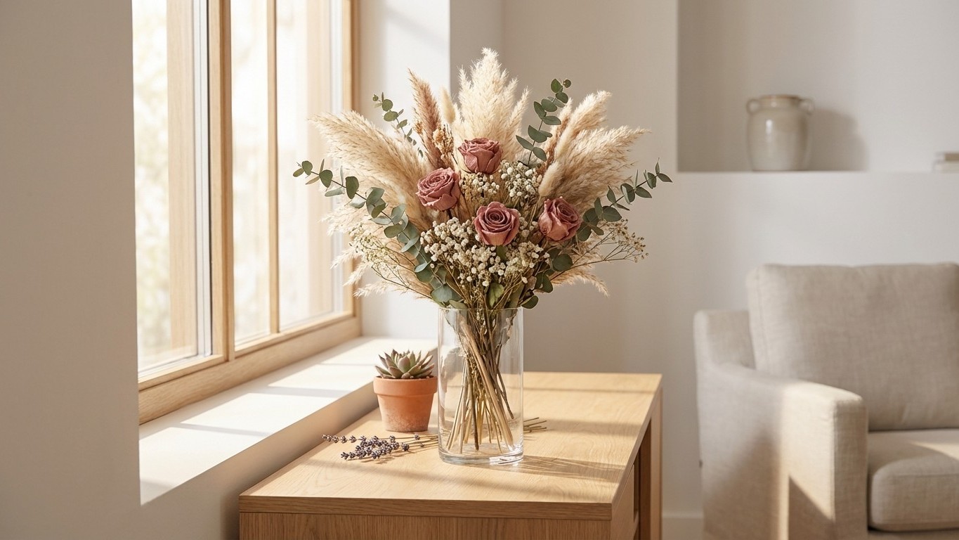 Bouquet sec et fleurs séchées : le guide complet pour sublimer votre intérieur
