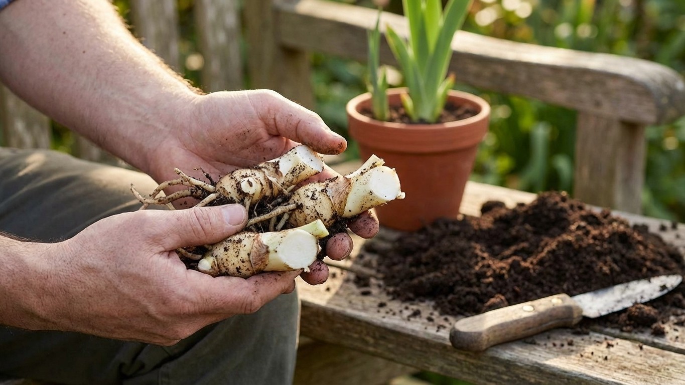 Mes iris barbus n'ont jamais autant fleuri depuis que je divise les rhizomes à ce moment précis