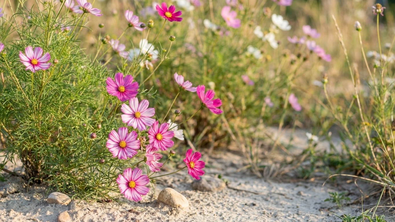 « Arrête de les nourrir » : depuis qu'un vieux jardinier m'a dit ça, mes cosmos fleurissent dès juillet