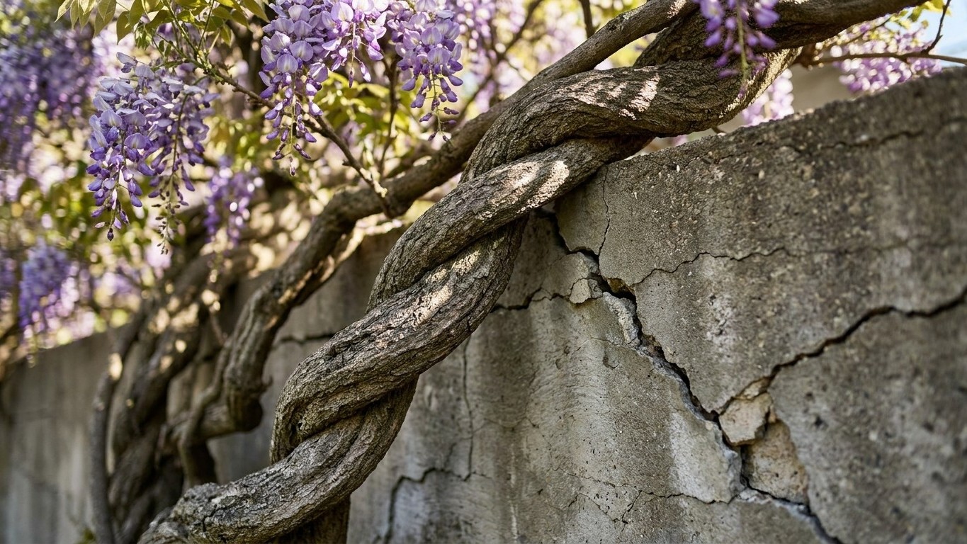 Cet arbuste fleuri que tout le monde colle contre la façade est en train de fissurer vos fondations en silence