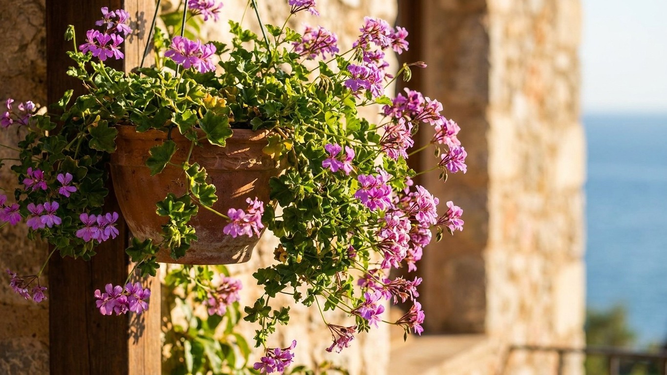 Je pinçais mes géraniums comme tout le monde : le jour où un paysagiste m'a montré l'inverse, ils ont enfin cascadé