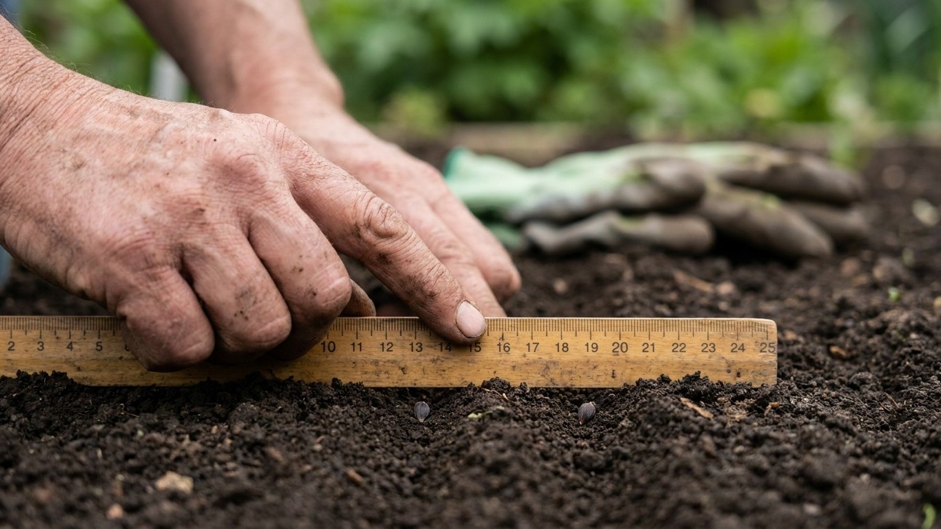 Les anciens ne semaient jamais leurs cosmos en avril sans respecter cette distance exacte entre chaque graine