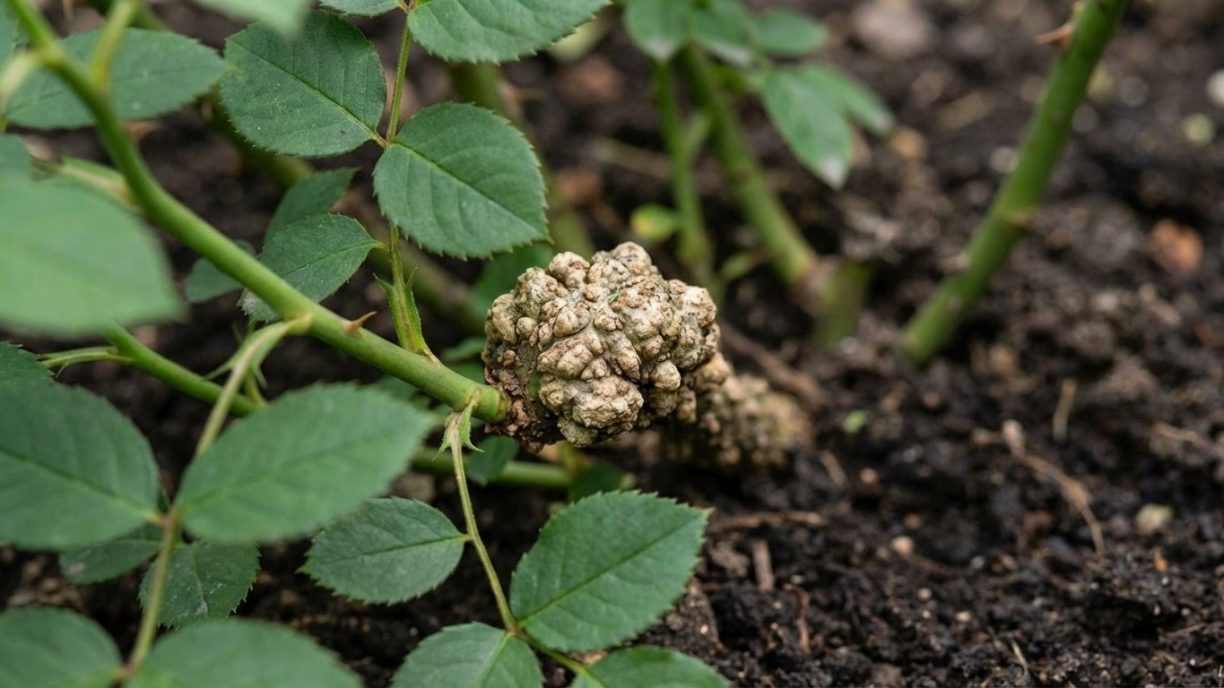 Si vous voyez cette bosse au pied de votre rosier, il ne survivra pas au prochain gel d'avril