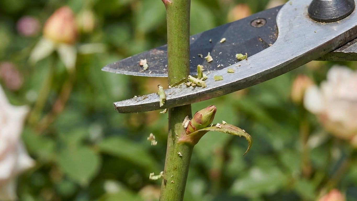 Vos rosiers fleurissent à peine ? Une coupe mal placée de 5 cm explique presque tout