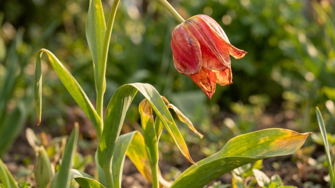 Ce geste que tout le monde fait en mai dès que les tulipes fanent condamne la floraison de l'an prochain