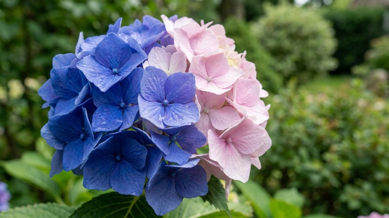 J'arrosais mes hortensias bleus tous les soirs : au bout de 3 semaines, j'ai compris pourquoi ils viraient au rose terne