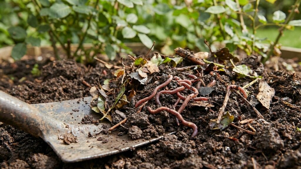 Ce que la terre au pied de votre rosier révèle