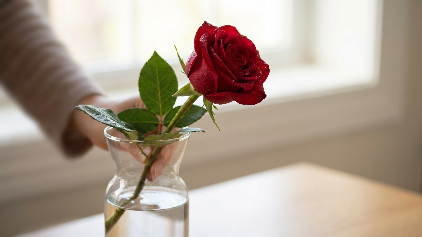 Je coupais mes roses en plein soleil de midi sans y penser : le jour où une fleuriste a vu mon vase, j'ai compris pourquoi...