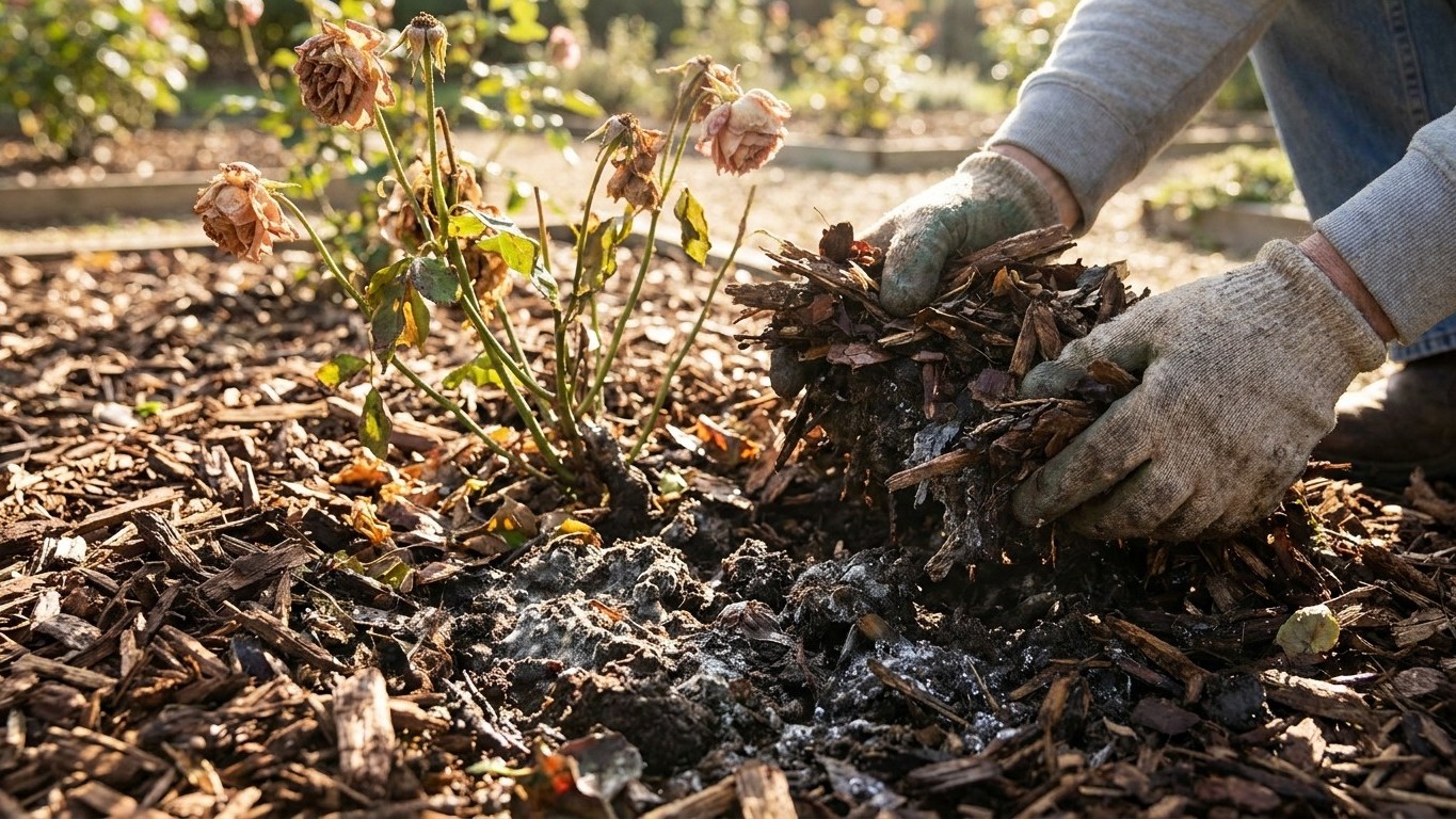 Je paillais le pied de mes rosiers tout l'été sans rien vérifier : le jour où j'ai soulevé la couche en pleine chaleur, j'...