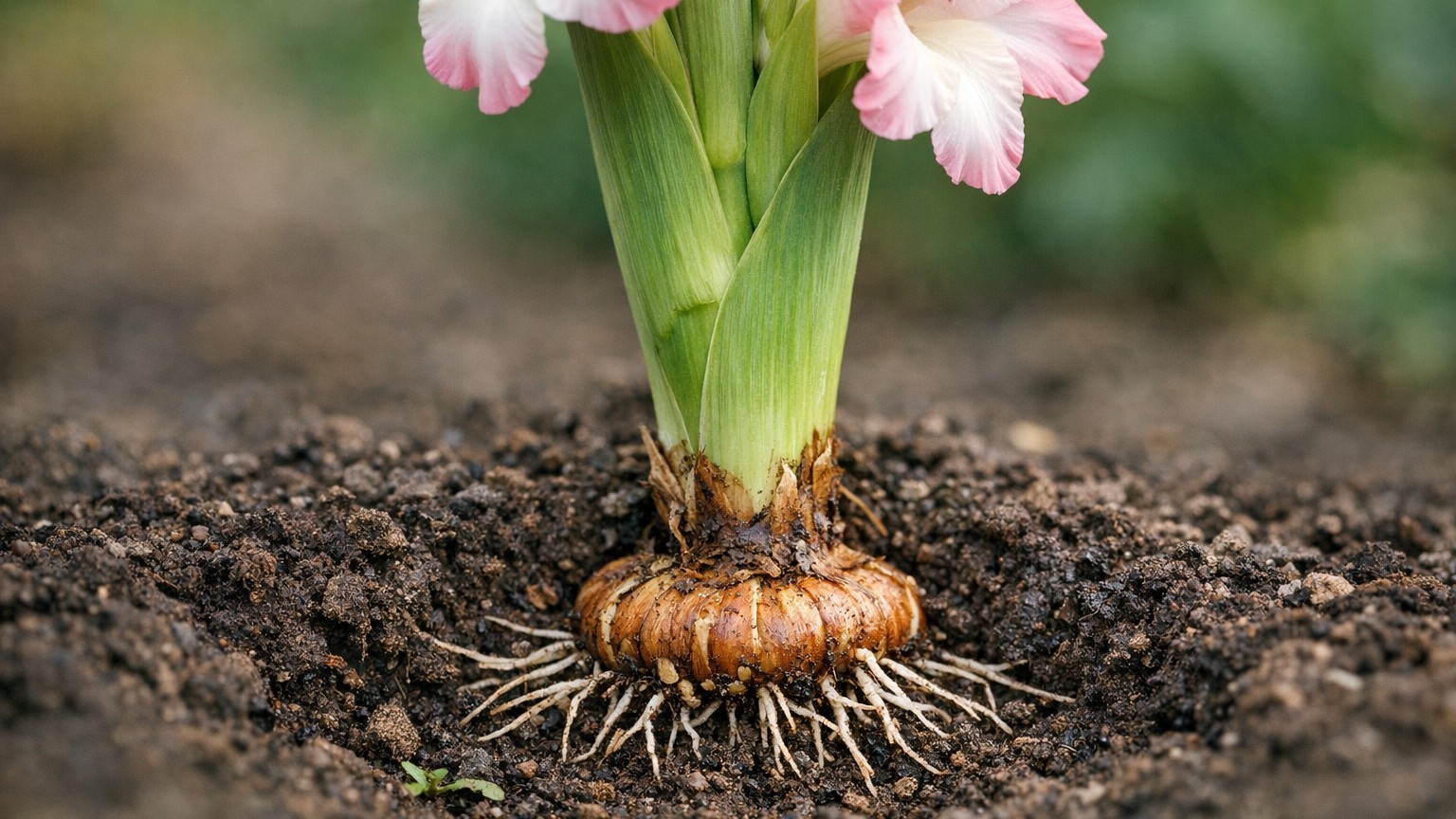 Je plantais mes glaïeuls à 5 cm depuis des années : le jour où mes hampes ont toutes basculé, j'ai compris ce que je faisa...