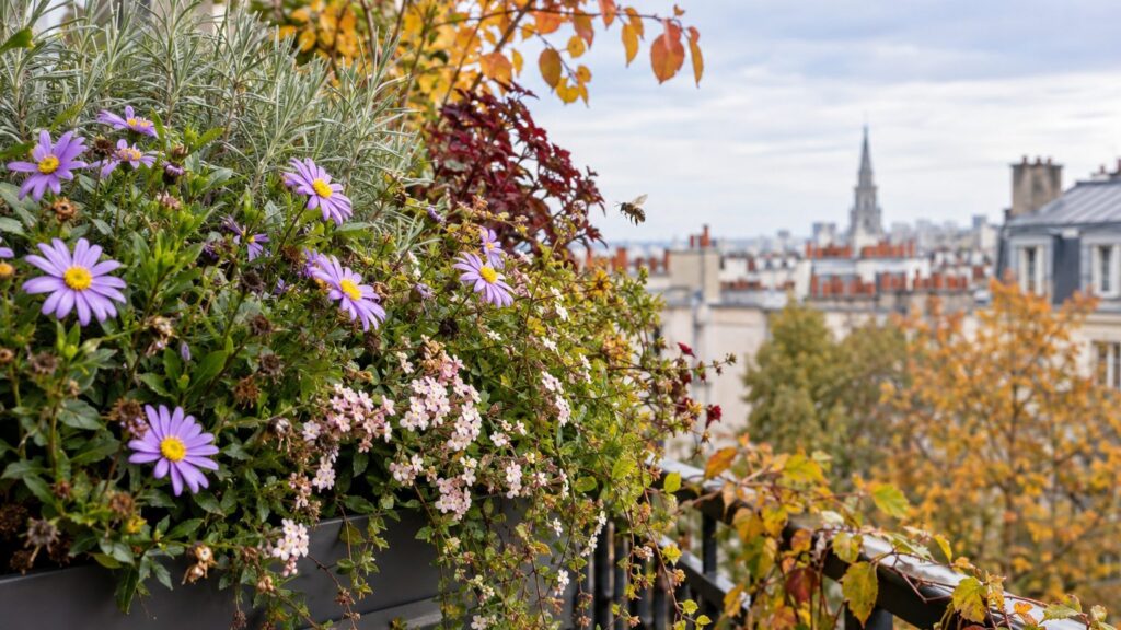 Le balcon, relais discret mais réel pour les pollinisateurs