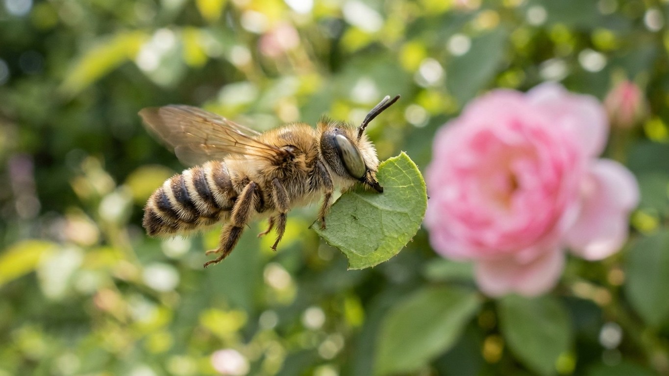 J'ai sorti l'insecticide juste pour sauver mes rosiers aux feuilles trouées : quand j'ai découvert ce qui découpait ces de...