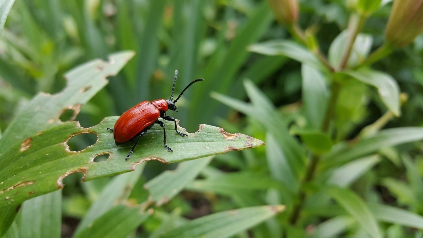 Je cultivais mes lys depuis des années sans me méfier de ce petit insecte rouge : un jardinier m'a montré que sous ces ama...