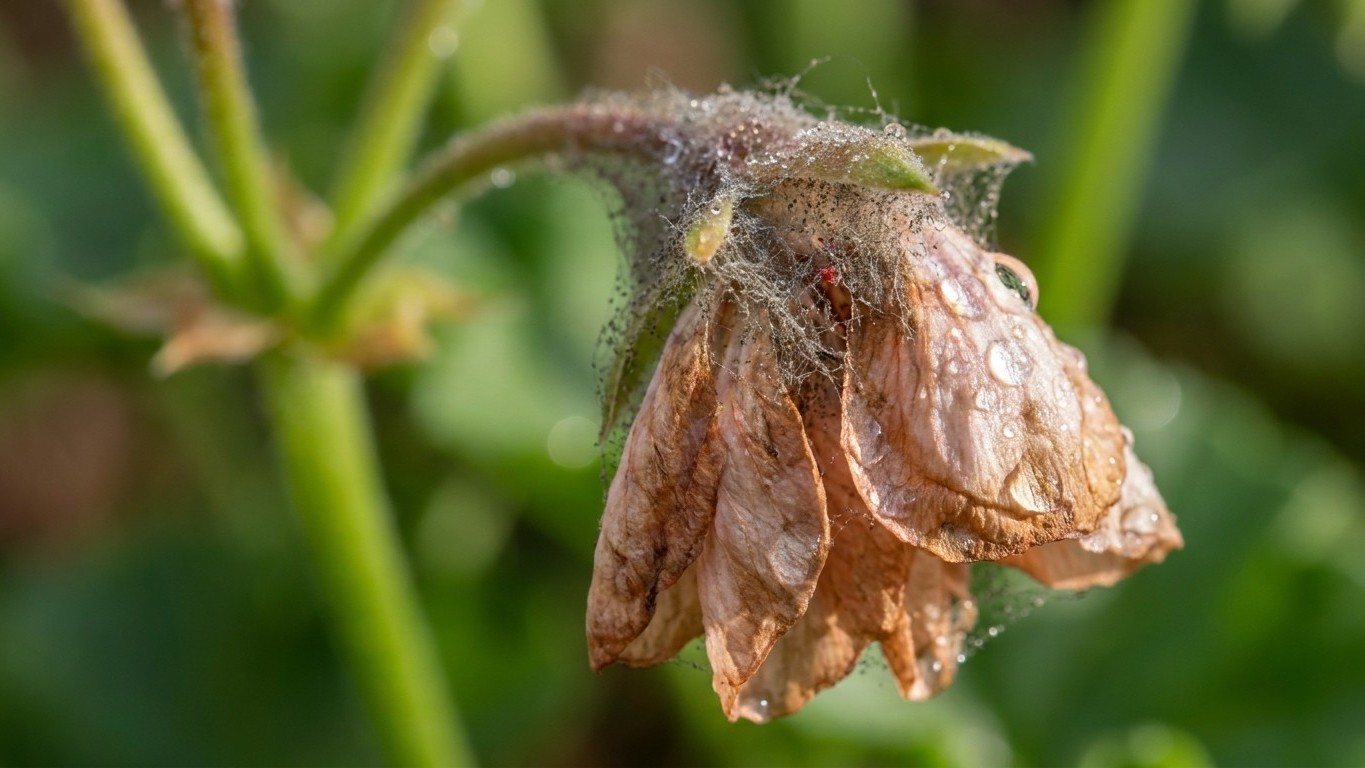 Je laissais les fleurs fanées sur mes géraniums après chaque averse : un jardinier m'a montré ce qui s'y installait en moi...