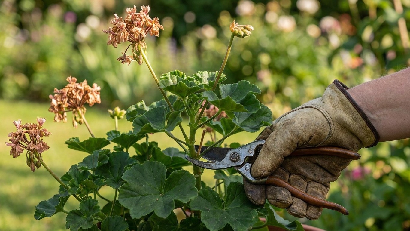 « Je pensais qu'il fallait juste enlever les fleurs fanées » : pourquoi rabattre les géraniums vivaces à ras après juillet...