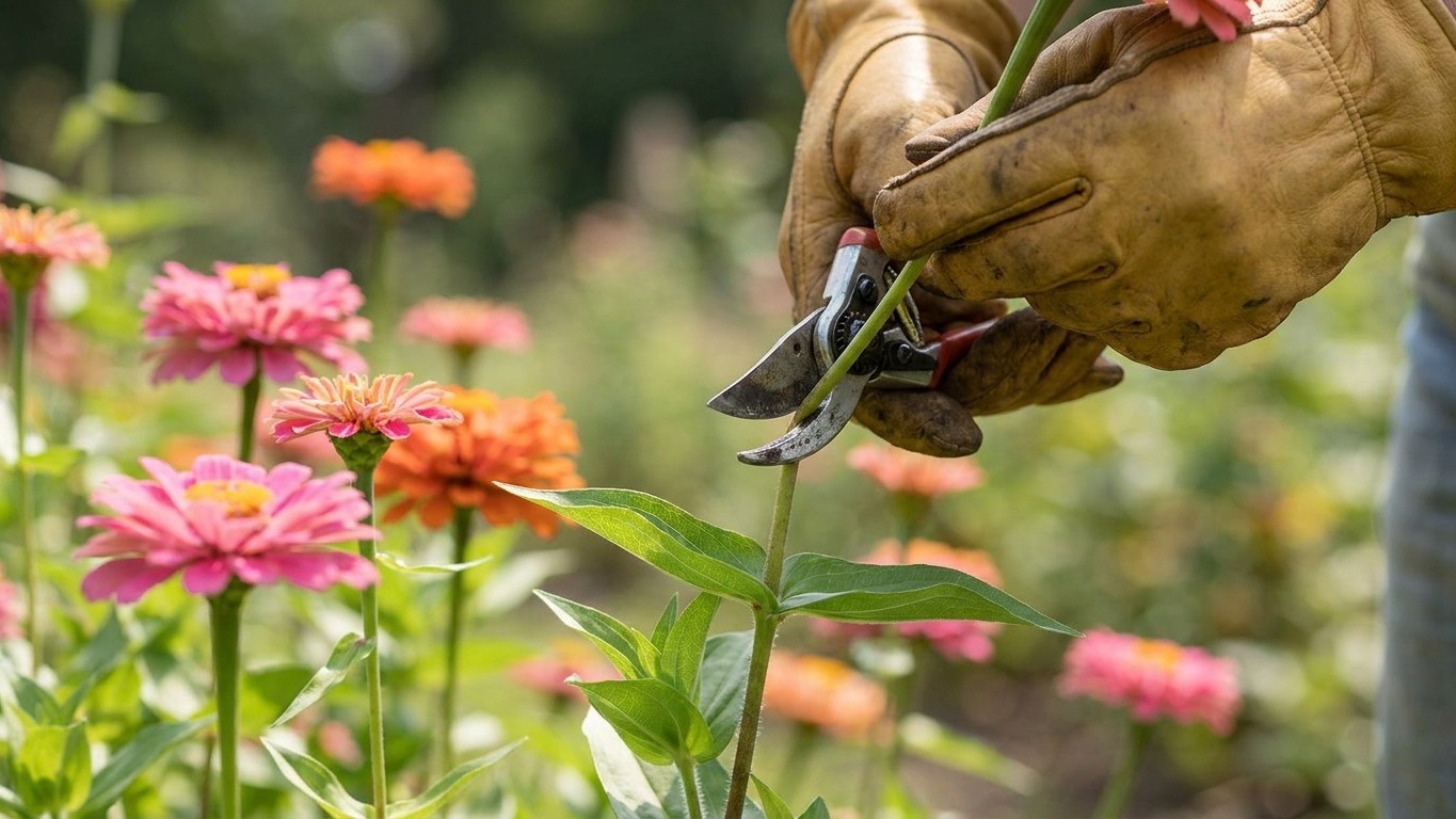 « Je pensais qu'il ne fallait surtout pas toucher aux zinnias » : pourquoi pincer la tige en juillet est le geste qui mult...