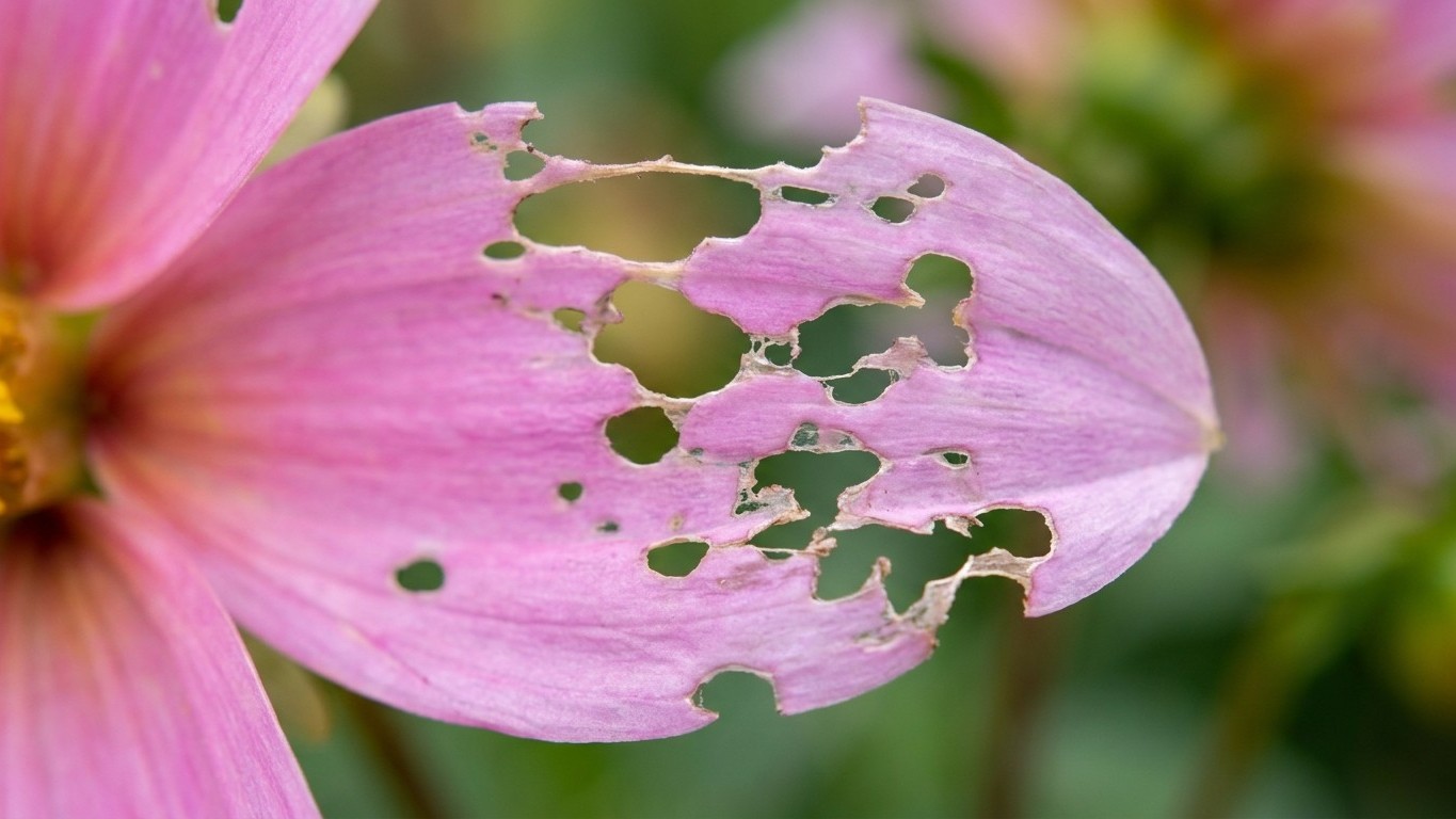 « Je pensais que c'était les limaces » : pourquoi ces pétales de dahlias troués en juillet cachent un coupable invisible t...