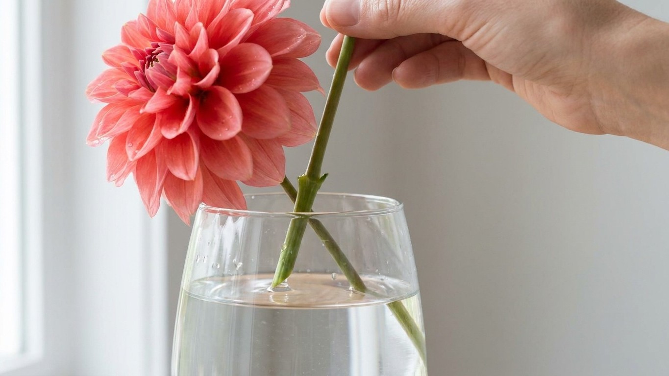 « Je pensais que mes dahlias étaient juste fragiles » : pourquoi ces fleurs qui s'effondrent en 24 heures dans le vase cac...