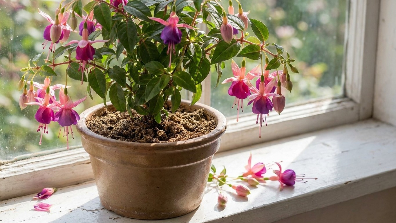 « Je pensais que mes fuchsias étaient malades » : pourquoi ces boutons qui tombent avant d'ouvrir en juillet cachent un pr...
