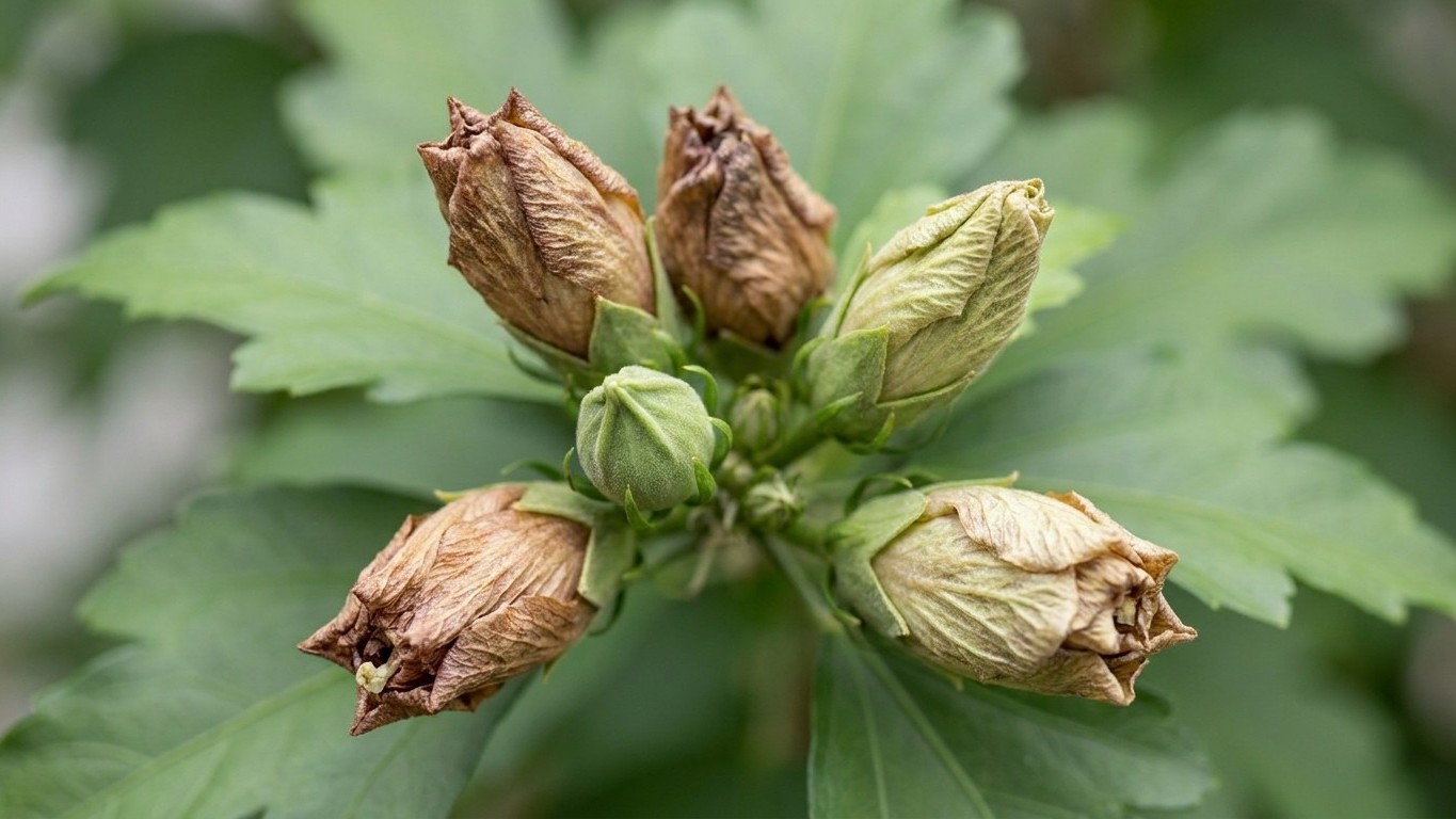 « Je pensais que mon hibiscus manquait d'engrais » : pourquoi ces boutons qui tombent avant d'ouvrir se jouent entre deux ...
