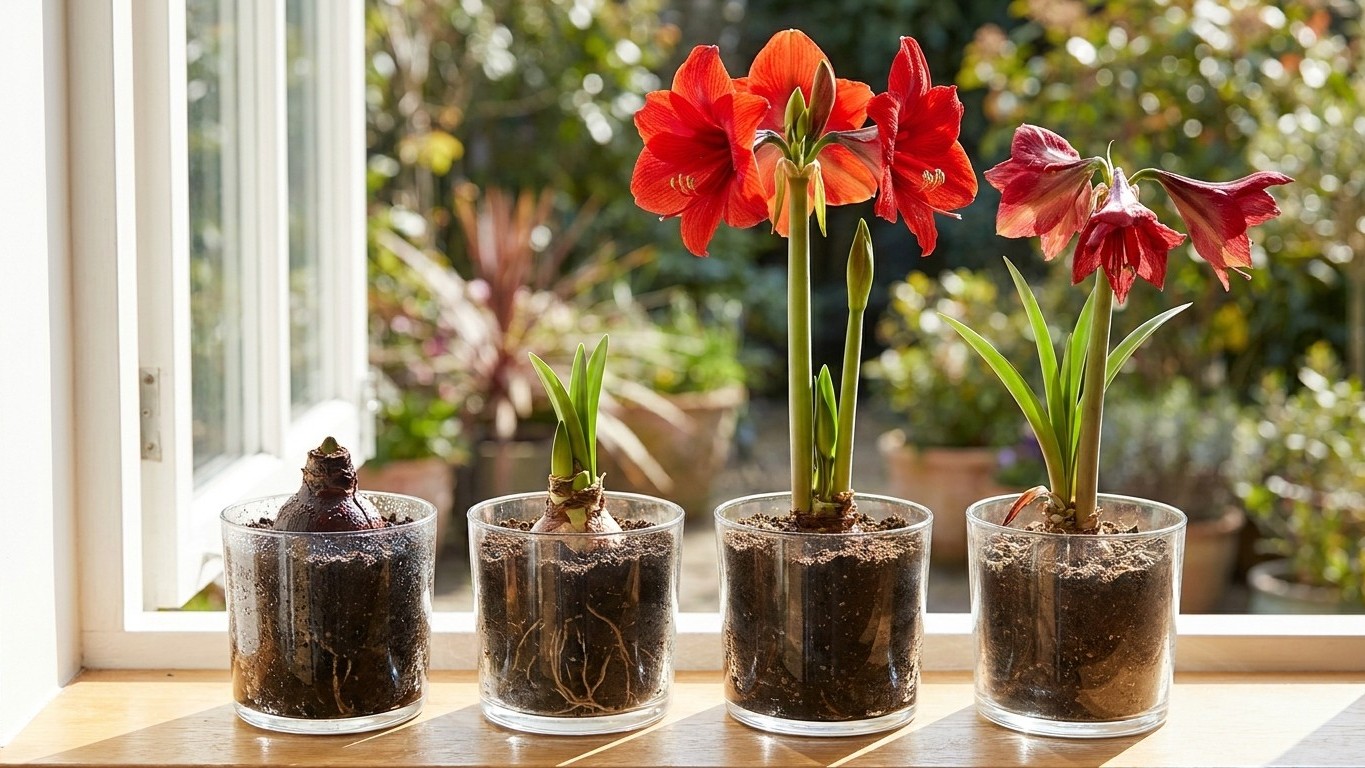 Arrosage amaryllis : la fréquence exacte selon chaque étape de la croissance