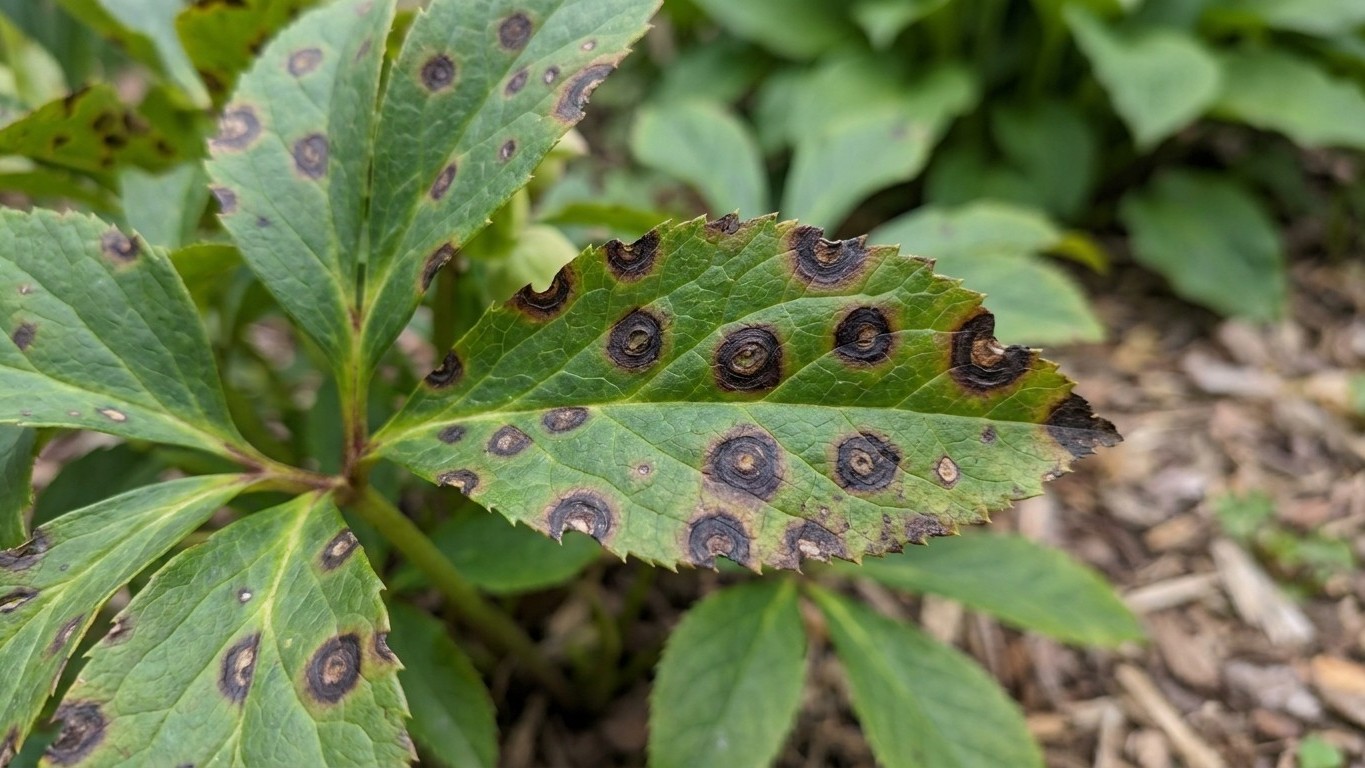 Hellébore feuilles noires maladie : identifier la maculature avant qu'elle ne se propage