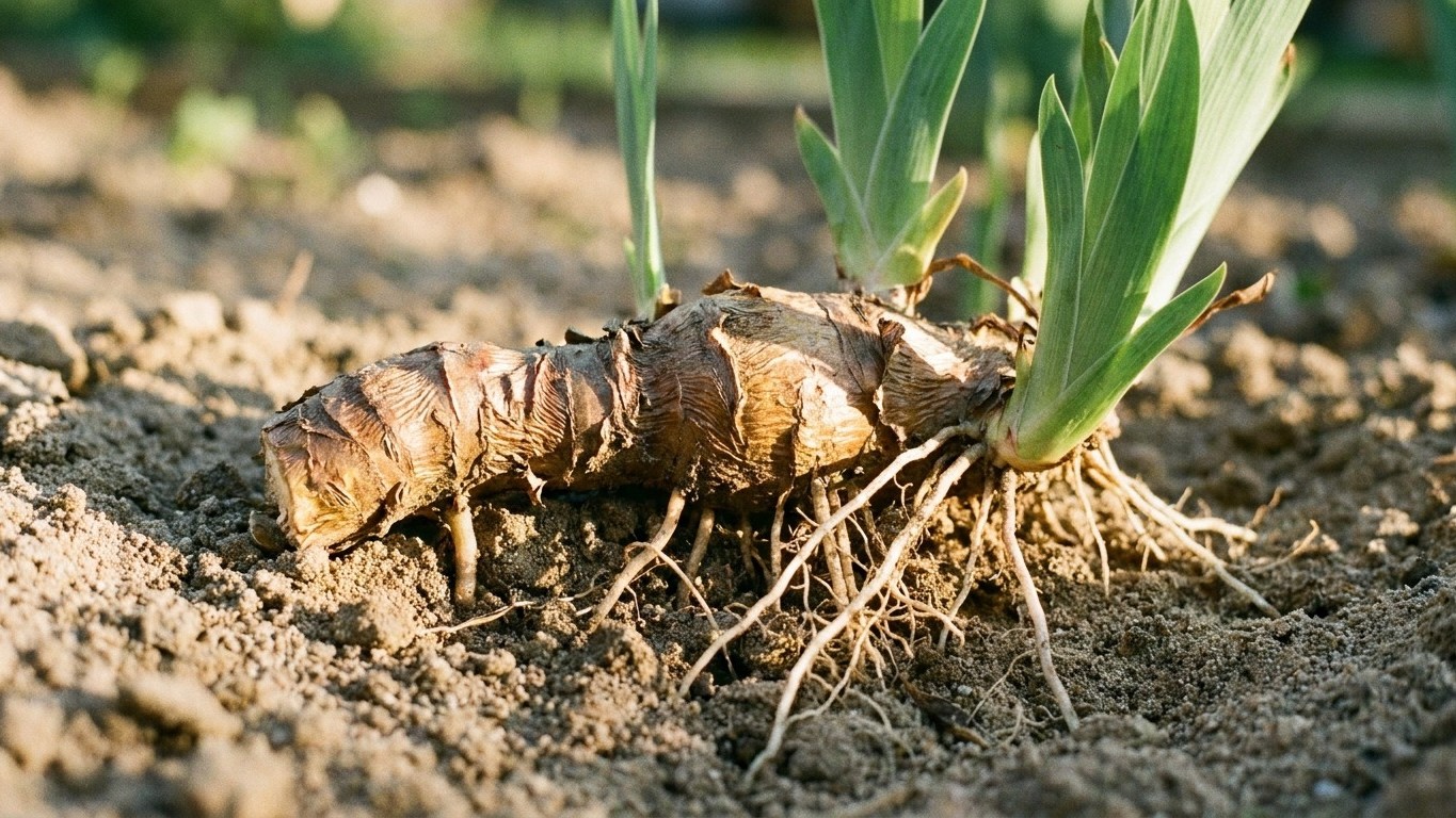 J'ai enterré mes rhizomes d'iris bien profond en août pour les protéger : au printemps, j'ai compris ce que le soleil ne p...