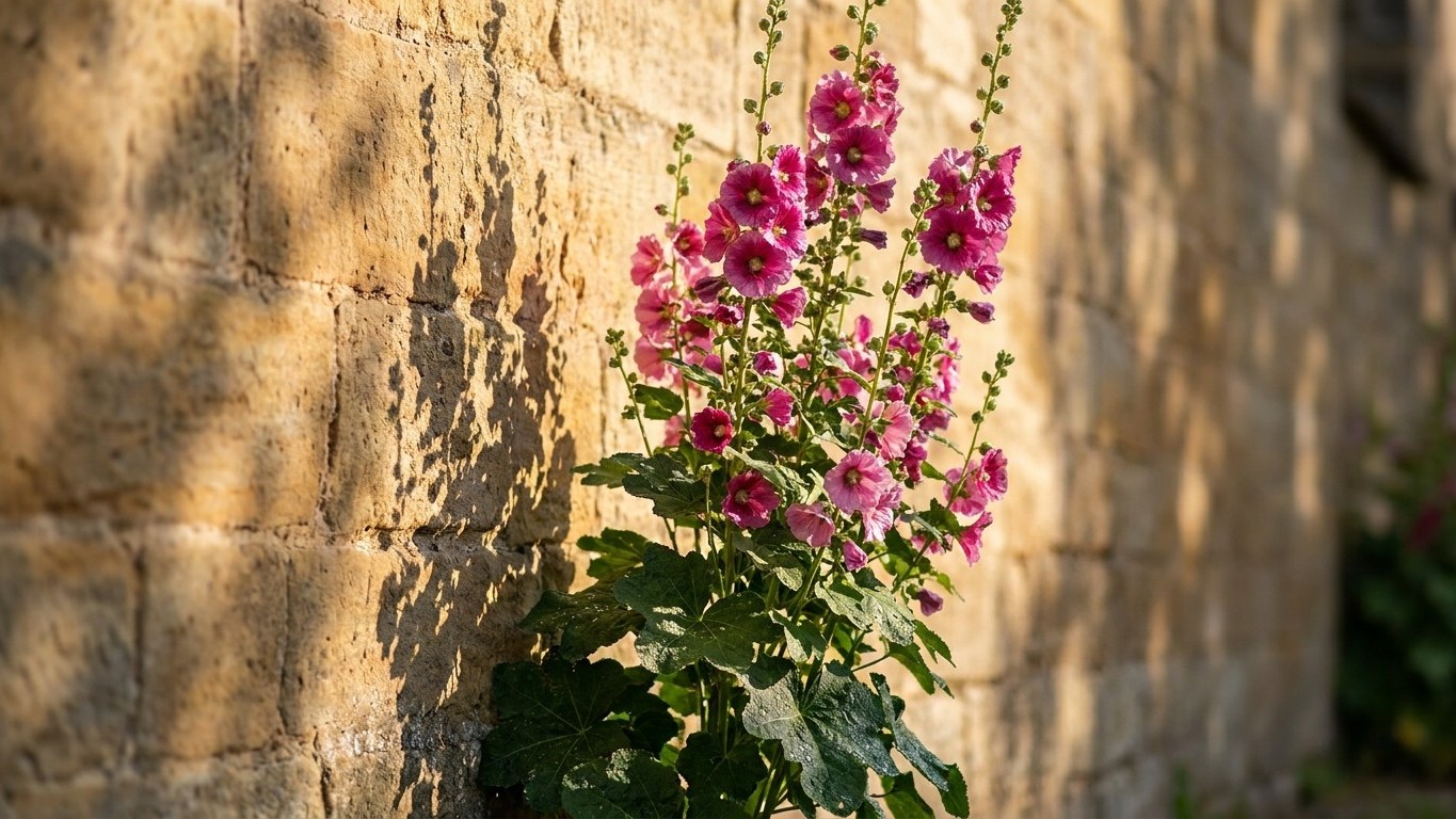 J'arrosais mes roses trémières au pied dès les premières taches : un vieux jardinier m'a montré que le mur exposé sud fais...