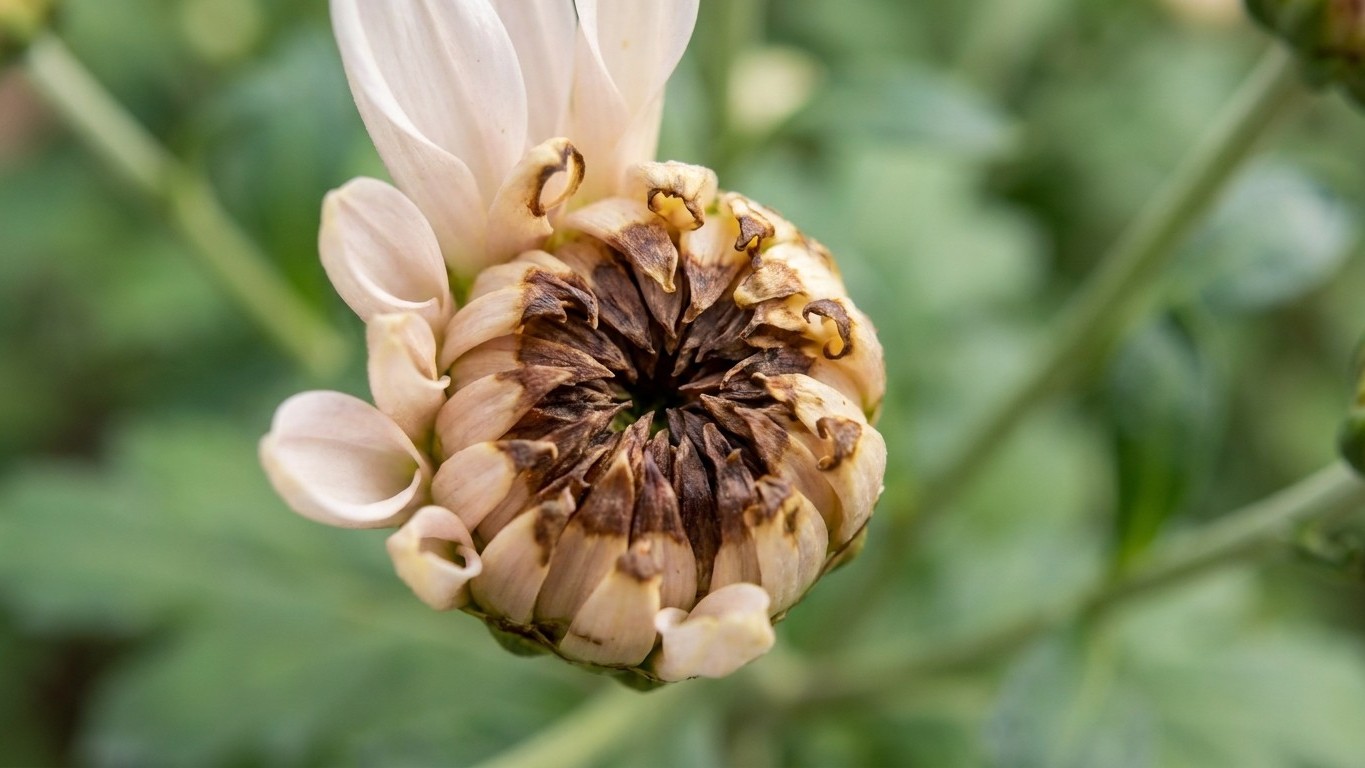« Je pensais que mes chrysanthèmes manquaient d'eau » : pourquoi ces boutons qui brunissent avant l'ouverture cachent un c...