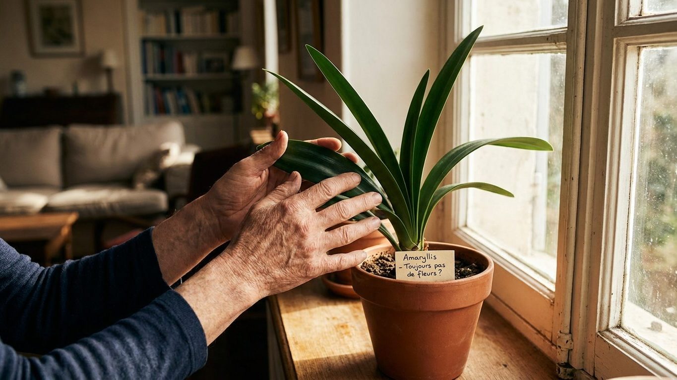 Amaryllis ne fleurit pas : les 6 causes réelles et comment relancer la floraison en 3 semaines