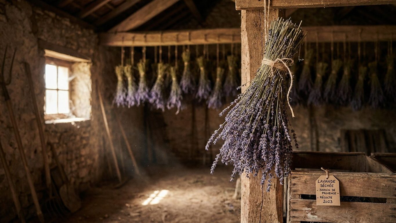 Fini les bottes de lavande suspendues au soleil sur la terrasse : les producteurs de Provence les font toutes sécher dans ...