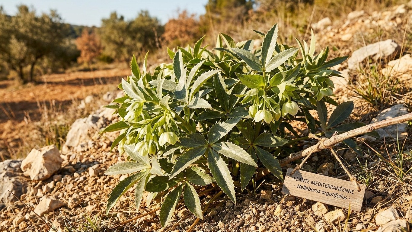 Hellébore argutifolius : la variété corse qui survit sans entretien en plein soleil