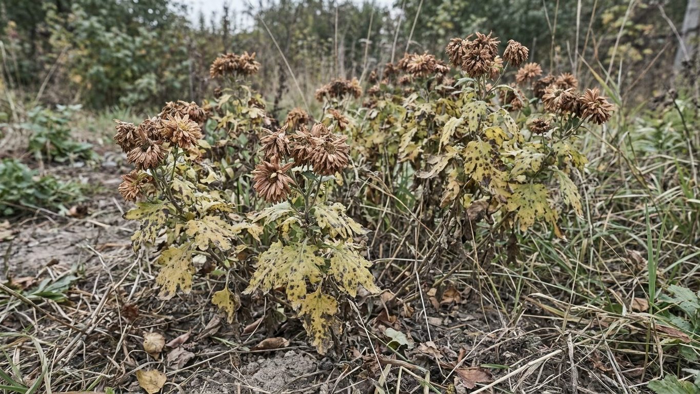 « Je pensais bien faire en douchant mes chrysanthèmes chaque soir » : pourquoi toutes mes fleurs ont bruni en trois jours ...
