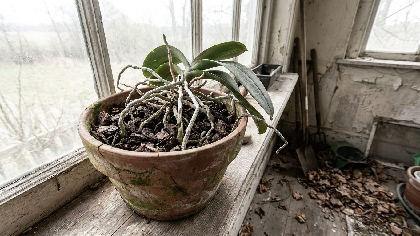 Les producteurs d'orchidées ne versent jamais de marc de café sur l'écorce et ce n'est pas une question d'odeur