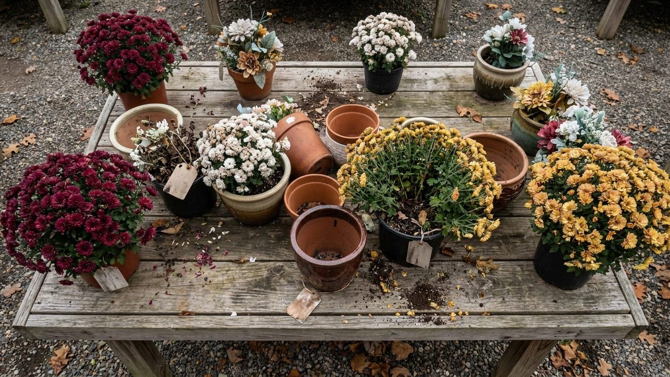Lidl Toussaint : prix des chrysanthèmes et fleurs artificielles