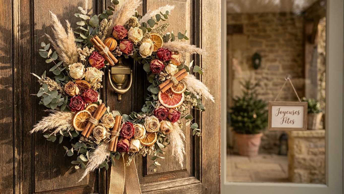 Meilleure couronne de Noël fleurs séchées avis : le classement selon 200 clients réels