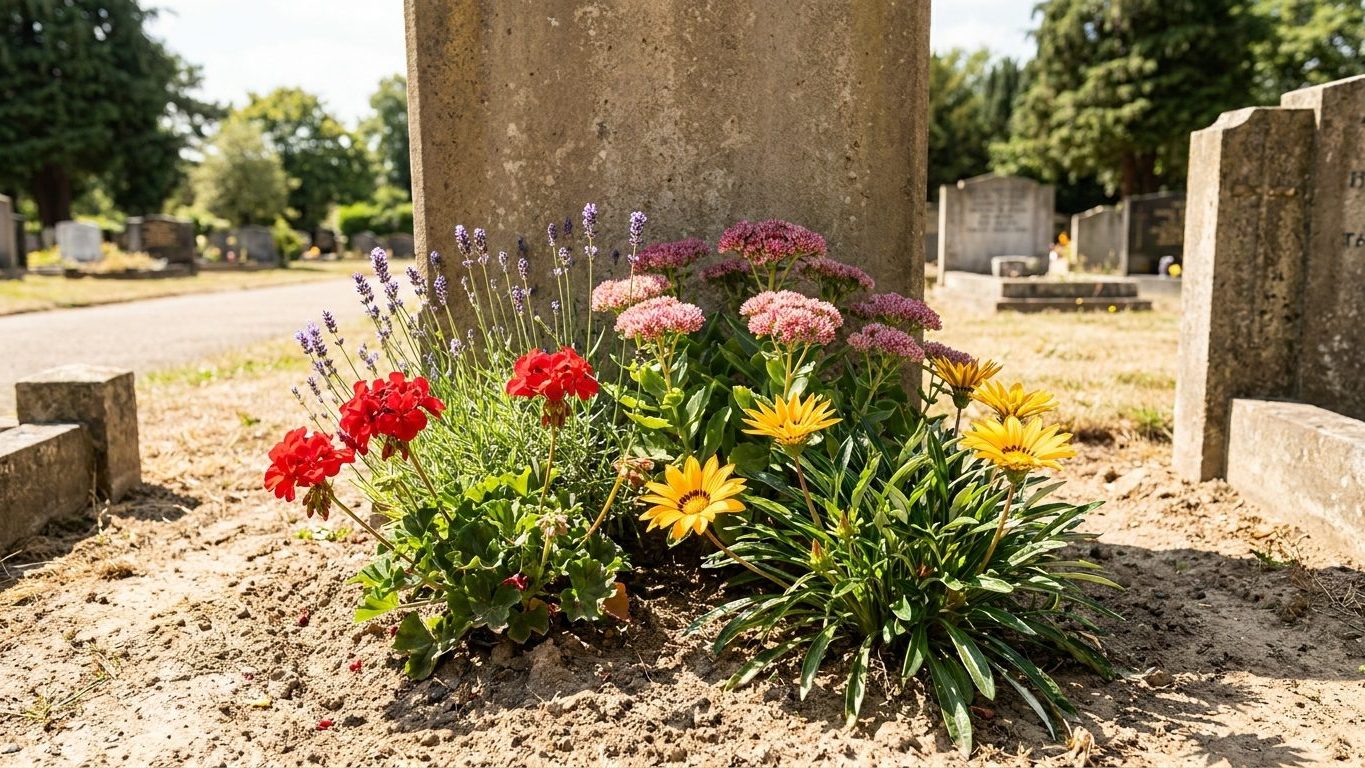 Quelles fleurs mettre au cimetière en été : 8 plantes qui tiennent