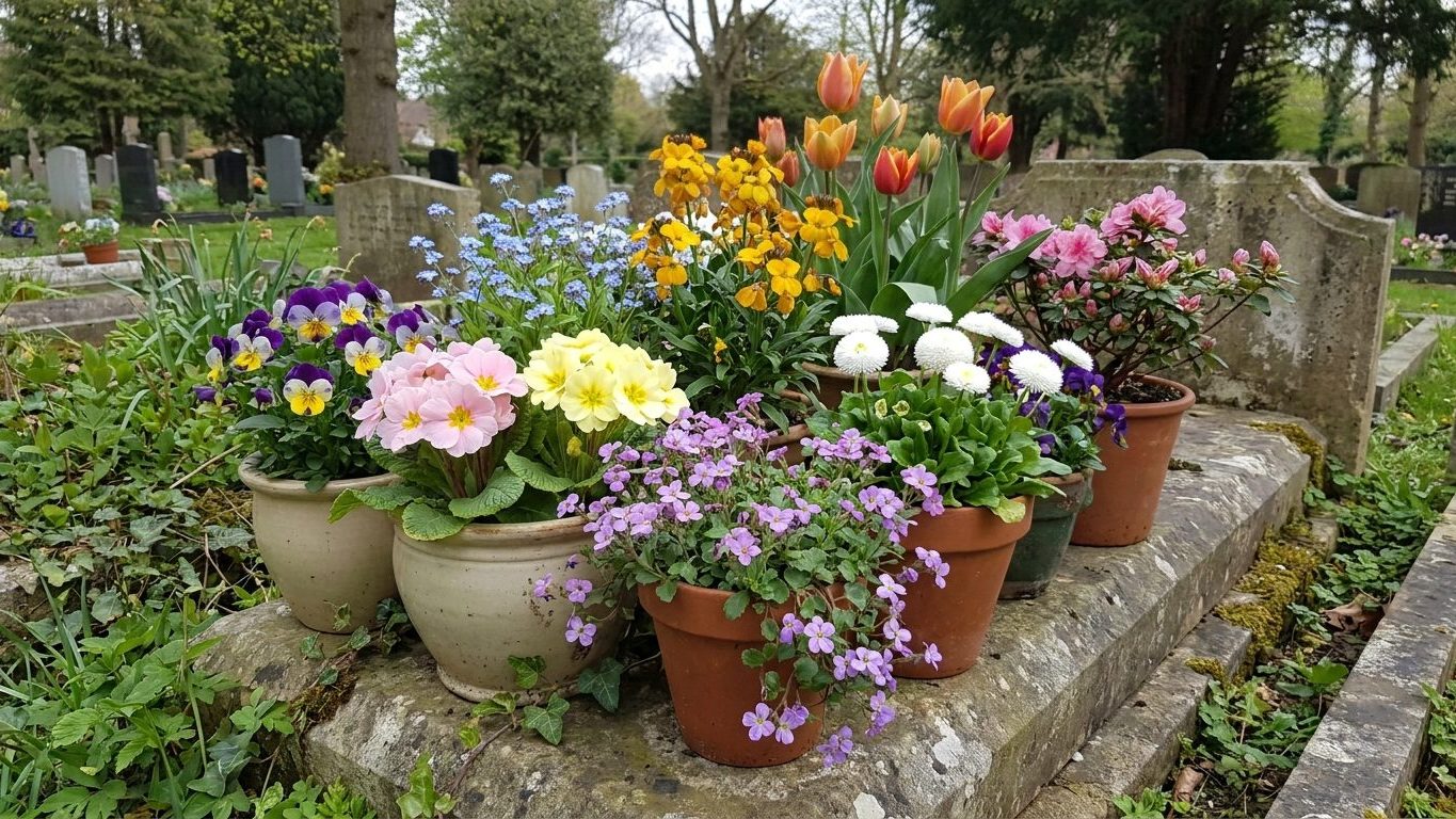 Quelles fleurs mettre au cimetière au printemps : 8 plantes qui tiennent