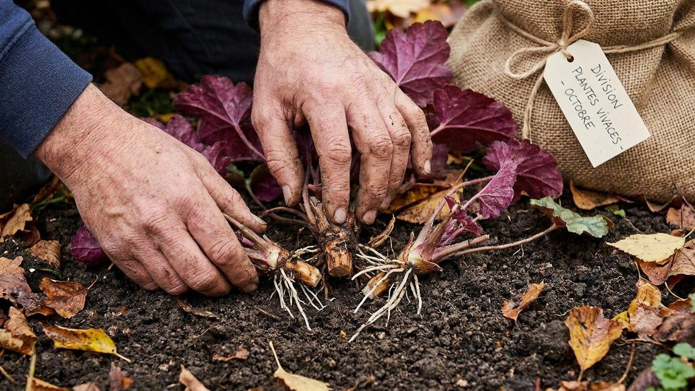 Vous avez jusqu'à fin novembre pour dégager le cœur de vos pensées et de vos heuchères : après, la touffe ne tient plus au...