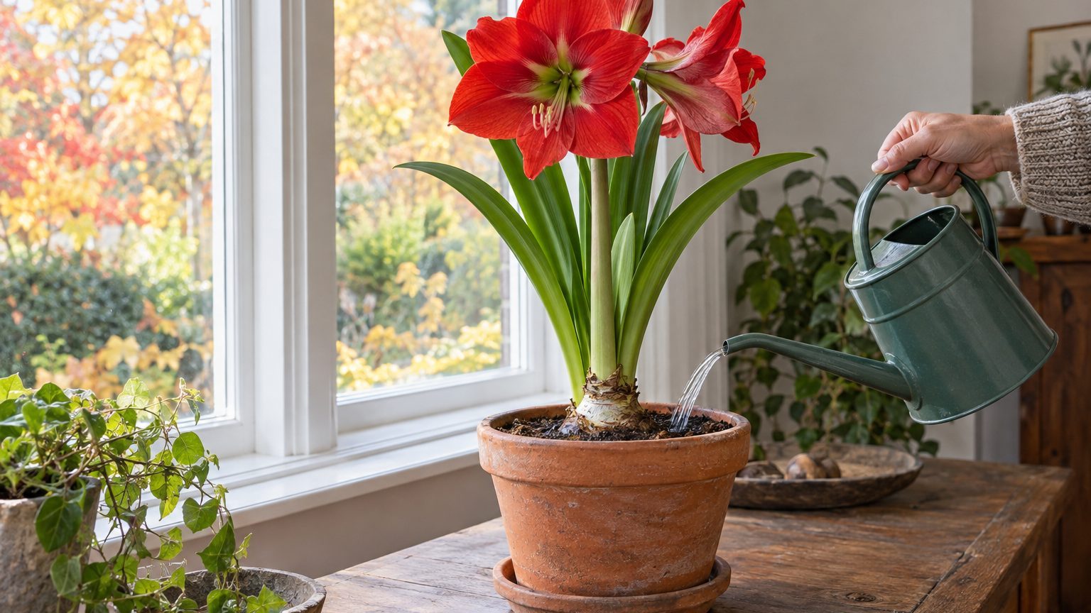 Arroser amaryllis : guide complet d'arrosage et d'entretien