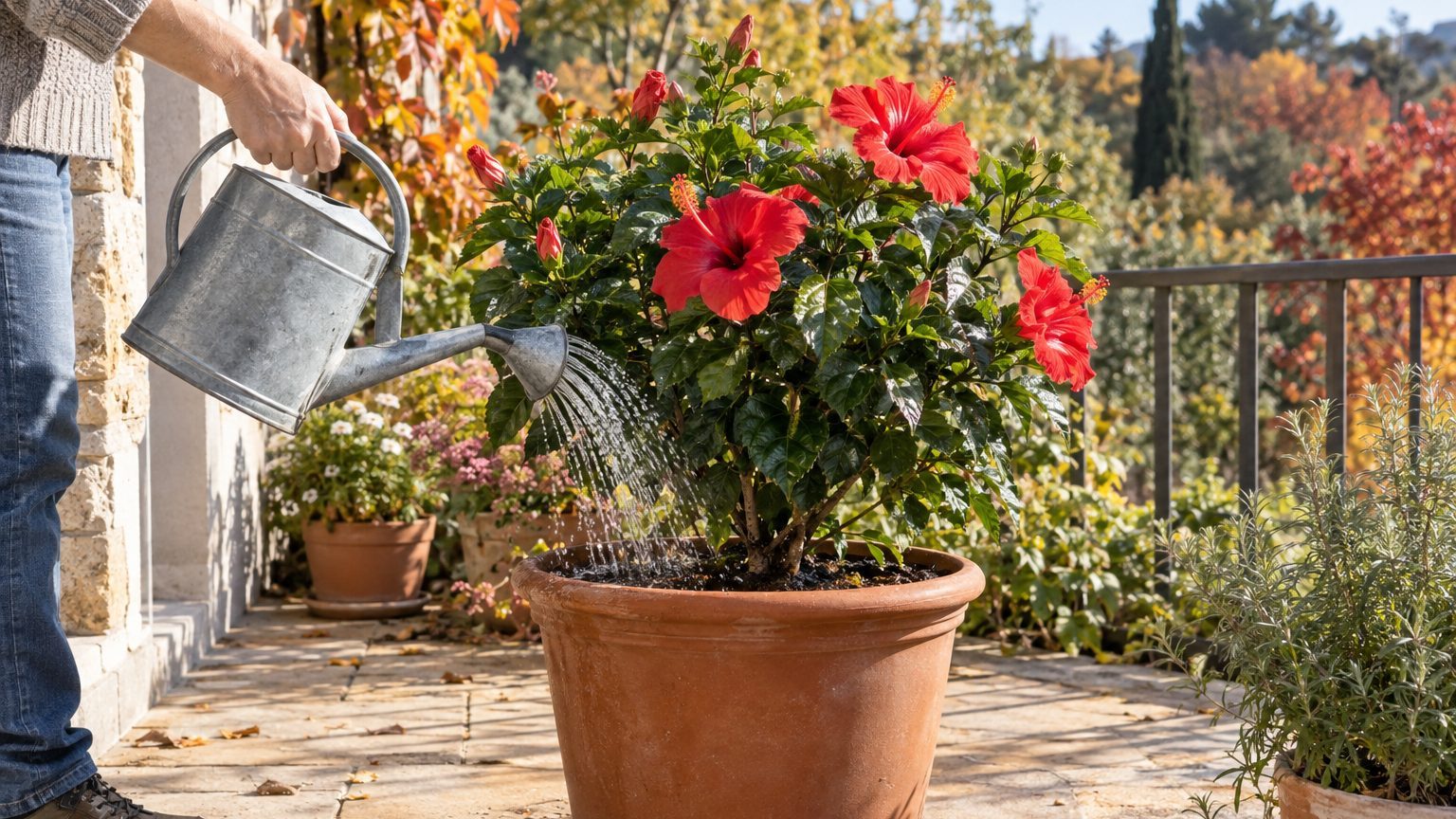 Arroser un hibiscus : fréquence et quantité, en pot ou en pleine terre