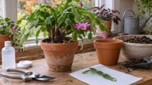 Cactus pourri à la base mais vert en haut : jusqu'où couper