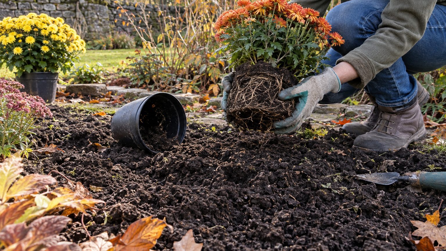 Chrysanthème en pot après la Toussaint : le replanter, le tailler et le faire refleurir