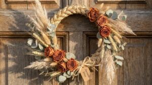 Couronne de Noël en fleurs séchées : le guide complet pour la choisir, la fabriquer et la conserver