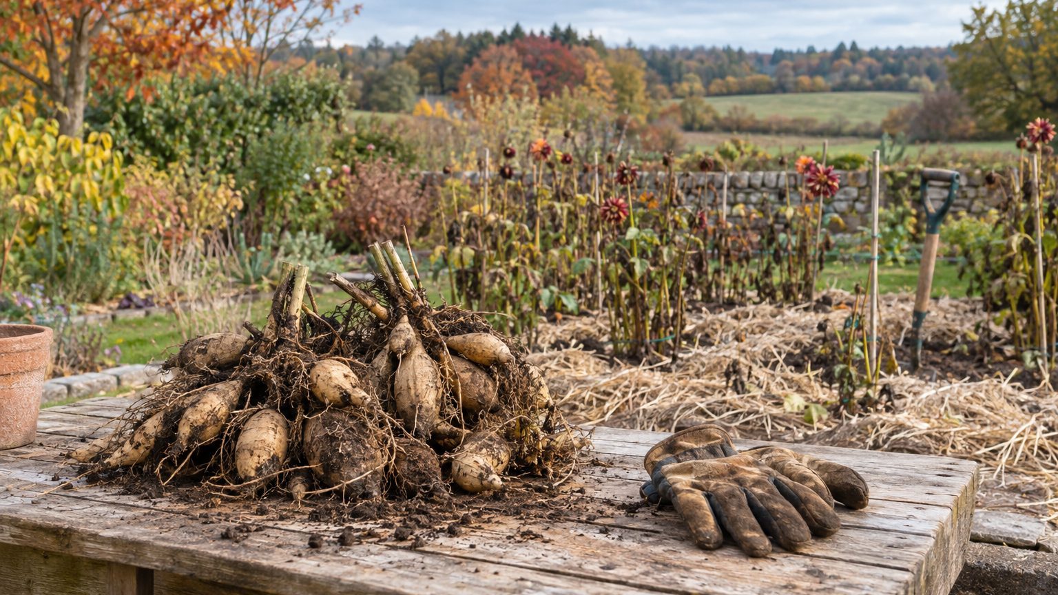 Dahlias avant l'hiver : les laisser en terre ou non, ville par ville