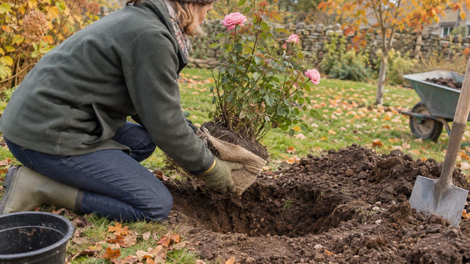 Déplacer un vieux rosier en automne : la bonne période, la taille de la motte et les gestes pour qu'il reprenne