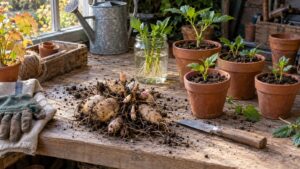 Diviser ou bouturer ses dahlias : eau ou terre, ce qui reprend vraiment