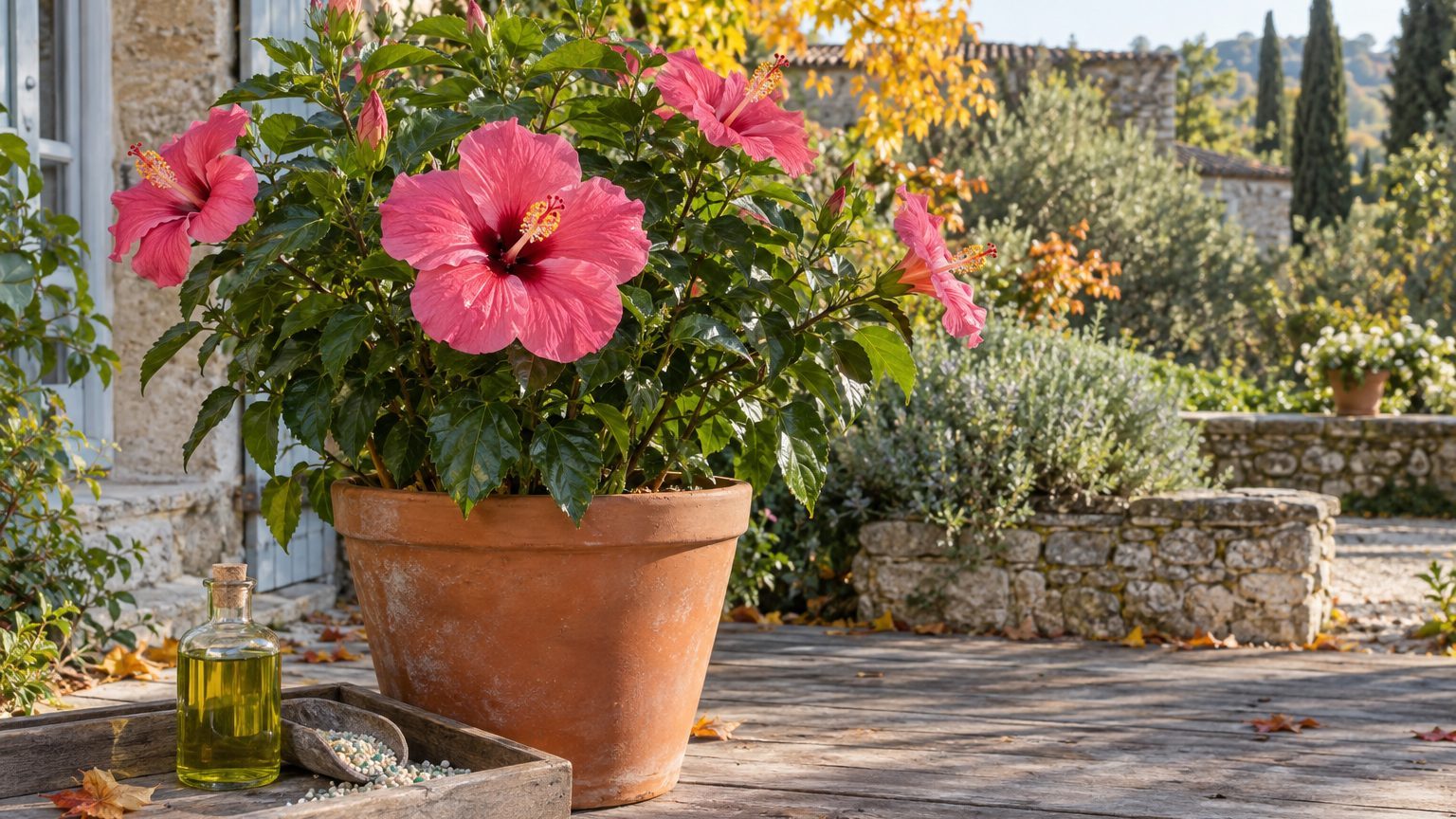 Engrais pour hibiscus : lequel à chaque stade, et le marc de café ?