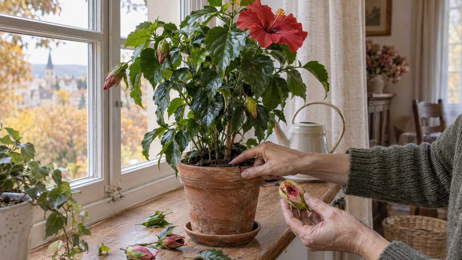 Hibiscus malade : boutons, feuilles, fleurs, quel diagnostic ?