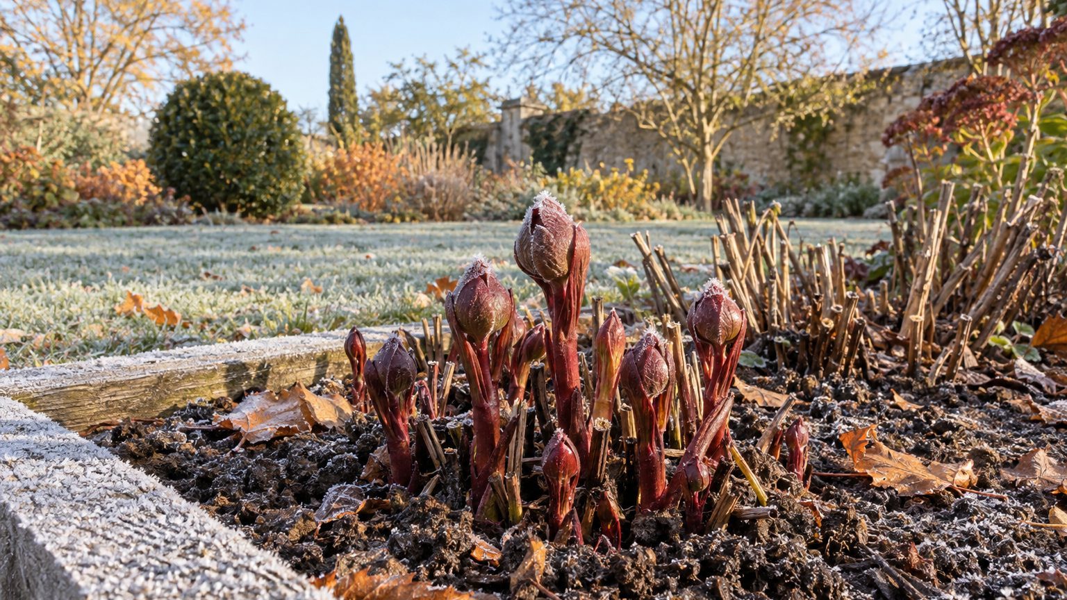 La pivoine craint-elle le gel ? Hiver, gelées tardives et bois gelé